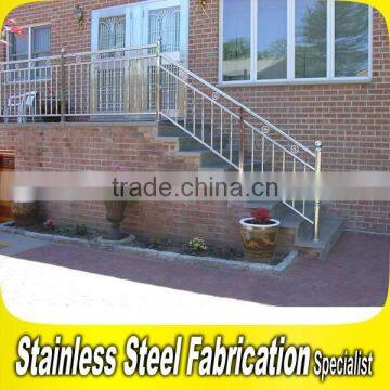 Customed Design 304 Stainless Steel Balcony Exterior Railings photo-6
