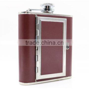 Stainless Steel Wine Bottle , Leather Hip Flasks photo-2