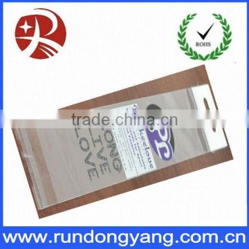 Plastic resealable opp self-adhesive bag