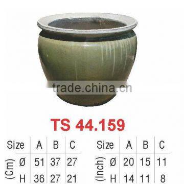 Vietnam Outdoor ceramic glazed pot for garden