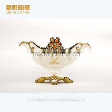 2016 Decoration Bulk Ceramic Fruit Tray/cheap and Good Fruit Tray Porcelain Material