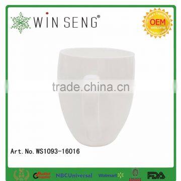 Plain White Coffee Mug, Stoneware Mug, Ceramic Cup photo-2