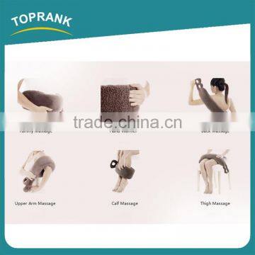 Toprank Velvet Cover Inflatable Neck Massager Pillow Belt Electric Kneading Neck Shoulder Massager photo-5
