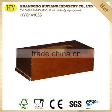 Cheap Unfinished Wholesale Wood Tissue Box photo-5