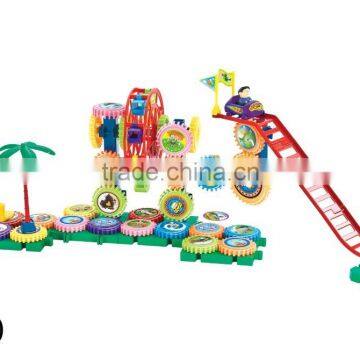 Intelligent toy for kids Radio control Plastic building block toys with music