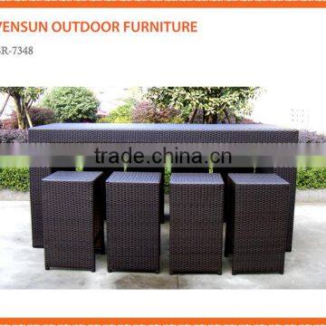 Outdoor Furniture General Use and Garden Set Specific Use Rattan Bar Set