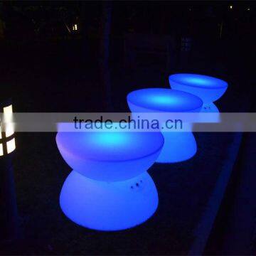 Commercial LED Patio Furniture Plastic Illuminated Bar Table With IP68 for Outdoor Use photo-3