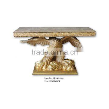 Hot sale luxury vanity gold eagle console table