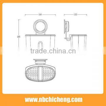 Shelf Bracket Plastic Wall Suction Shelf Houseware Storage Holder photo-3