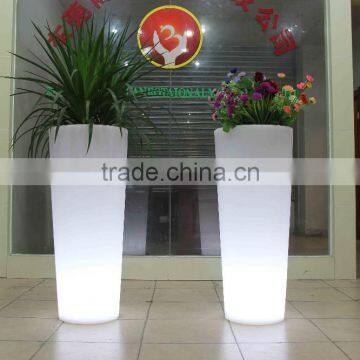 PE Plastic LED Rechargeable Large Flower Pot, RGB 16 Color Changing Ice Bucket For Bar Party photo-2