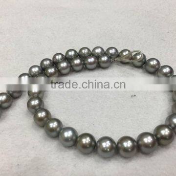 Wholesale 9-10mm Grey Tahitian Pearl Strands