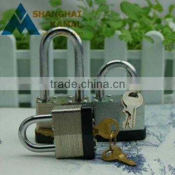 Pin Tumbler Laminated Aluminum Padlock With Rubber Cover Against Wate photo-3