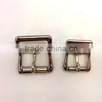 1" Center Bar Buckle With Lockable Prong, Zinc Alloy Strap Buckle in Nickel Plate photo-5
