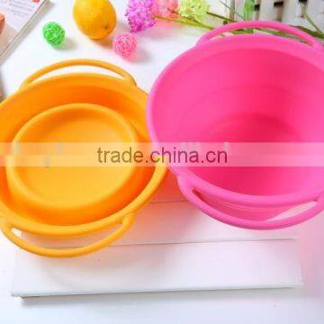 Collapsible Silicone Bowls Hot Selling Microwave Safe Silicone Bowls for Kids photo-2