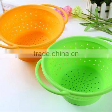 Multifunctional Silicon Basket Colander, Kitchen Filter Strainers Tool photo-6