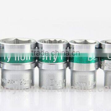 Berrylion Dual Color Surface 1/2" Hexagon Socket Cr-v Socket photo-3