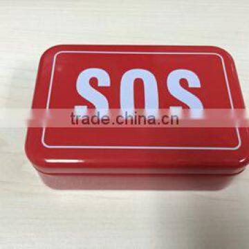 Camping Emergency SOS tin box