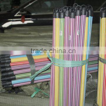 Mix Color Pvc Coated Broom Wooden Handle photo-5