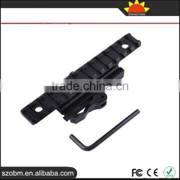 D0038 Aluminum Alloy 21mm Tactical Flashlight Gun Mount Quick Disassembly Rail Adaptor photo-6