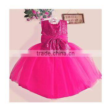 Little Baby Girls Dress Party Costume Bow Lace Sequins Flower Princess Tutu Dresses Children Clothes Kids Clothing