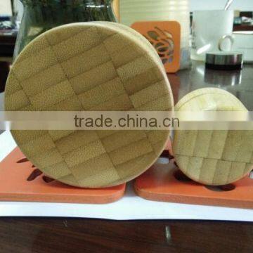 Bamboo Cosmetic Jar Laser Engraved photo-3