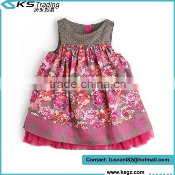 Baby Dress Cutting Wholesale Designer Clothing for Kids