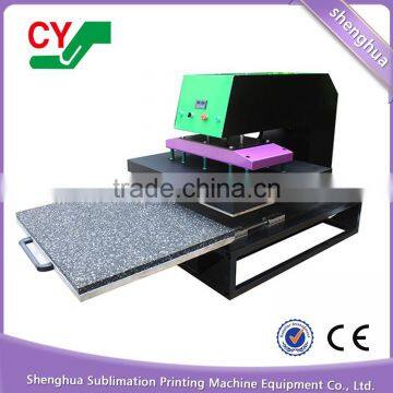 SGS CE certificate cheap semi automatic sublimation printing large heat press