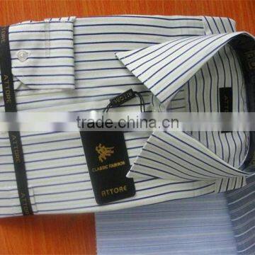 Mens cotton Shirts Man classic Stripes Shirts Dress Shirts