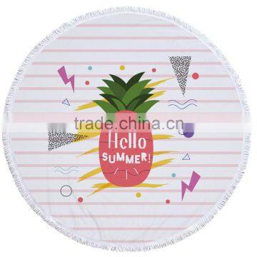Custom Printed Good Quality Round Towel Printed Many Color Round Beach Towel photo-4