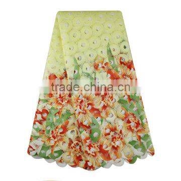 African Guipure Cord Lace Fabrics 3D Nigerian Lace For Weddings photo-3