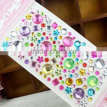 Decorated Crystal/diamond/acrylic/rhinestone Snowflake Stickers For DIY photo-3