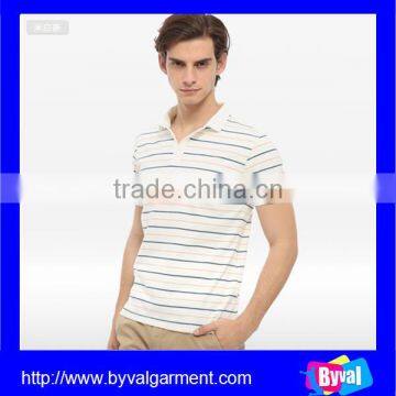 Wholesale 2015 Summer Stripe Fashion Polo Shirts/ Top Quality Polo Shirts/ Europe Polo Shirts photo-2