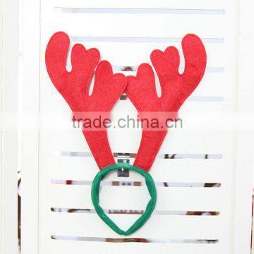 HD1031 2016 Christmas red antlers Hats head hoop clasp Decorations