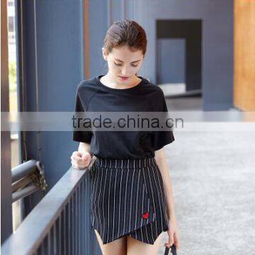 Summer Sets Pure Color T-shirt With Short Sleeves Female Leisure Relaxed Joker Contracted photo-4