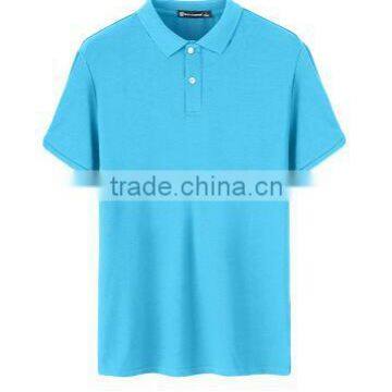 Men's T-shirt in the Summer Comfortable Pure Color Cotton Short Sleeve Polo Shirt photo-3