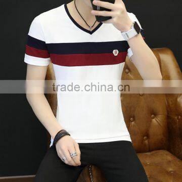 zm40275b wholesale simple design men's summer casual shirts comfortable short sleeve t-shirt