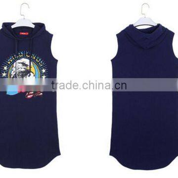 Navy Blue Sleeveless Dresses photo-5