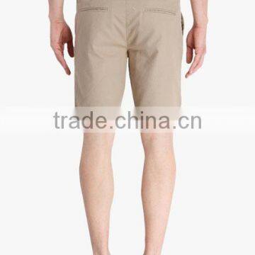 Men Woven Stylish Fancy Shorts Solid Beige Customized Shorts photo-2