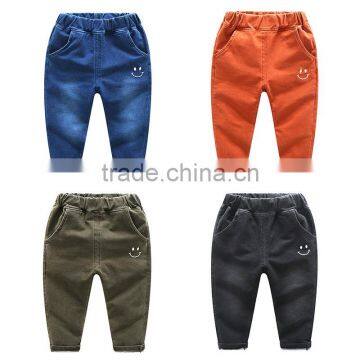 S33431W Baby Boys Pants Cotton Long Trousers Baby Soft Jean Harem Pants