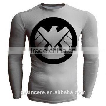 Men's Compression Long Sleeve T-shirt Running Cycling Base Tee Tops photo-6