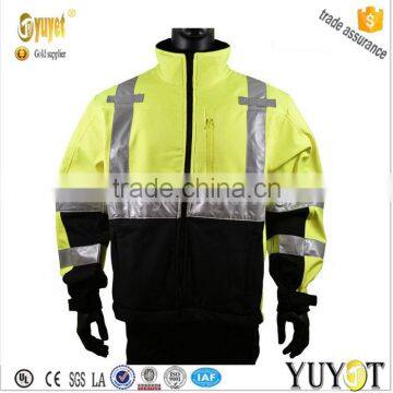 fluorescent color 50mm reflective tape top quality bomber workwear jacket