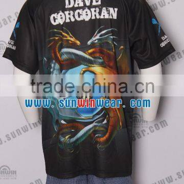 High Quality Mens Darts Shirt / Fashionable Dart Jersey /100 Polyester Sublimation Shirt photo-2