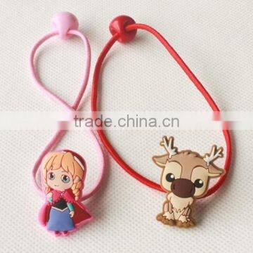 Frozen Cartoon Characters Kids Elastic Hair Tie, Frozen Girl Hair Tie photo-5