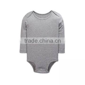 Wholesale Baby Cotton Romper Long Sleeve Blank Baby Onesie