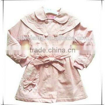 children age group and OEM service supply type girl coat