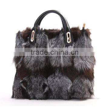 Factory Directly Supply Luxury Fashion Ladies Handbags Real Fox Fur Bag photo-4