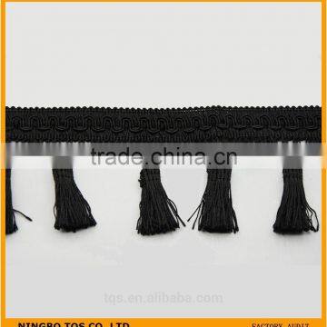 Black Cheap Garment Polyester Tassel