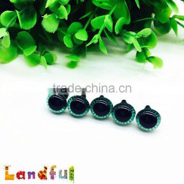 EN71 12mm Clear Green Plastic Safety Owl Animal Eyes Of Stuffed Toy photo-3