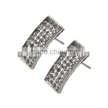 Saudi Jhumka Raw Material Diamond Hiphop Earrings Jewelry Wholesale
