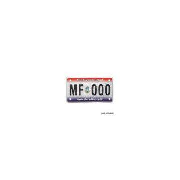 Sell Motorcycle License Plate